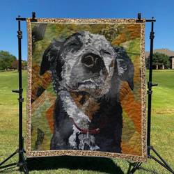 Dog 3 DHCCNA0909 Quilt Blanket and Home Decor