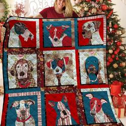 Dog 3D Customized Quilt TUH87651 PLEN2407 and Home Decor