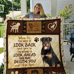 Dog-Blanket Quilt-Rottweiler and Home Decor