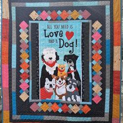 Dog Clm270615 Quilt Blanket and Home Decor