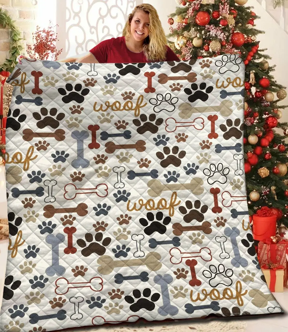 Dog Jfj Quilt Ogb and Home Decor