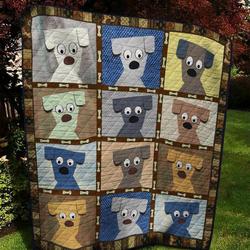 Dog MH140509 Quilt Blanket and Home Decor