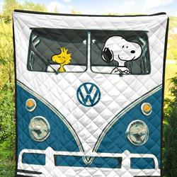 Dog Vw Quilt Oe and Home Decor