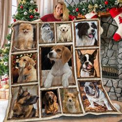 Dog Wood Frames  3D Customized Quilt and Home Decor
