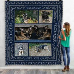 Dogs Customized Quilt Blanket 01 and Home Decor
