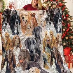 Dogs Jfj Quilt Ocf and Home Decor