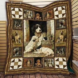 Dogs Vintage VPV1 3D Customized Quilt and Home Decor