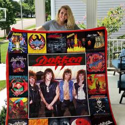Dokken Quilt Blanket 01 and Home Decor