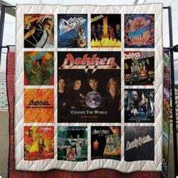 Dokken Quilt Blanket and Home Decor