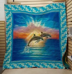 Dolphin 5030096 Quilt Blanket  Quilt and Home Decor