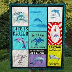 Dolphin Hur Quilt Bevrij and Home Decor