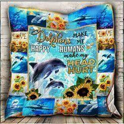 Dolphin Lover NTTH011298 3D Customized Quilt and Home Decor