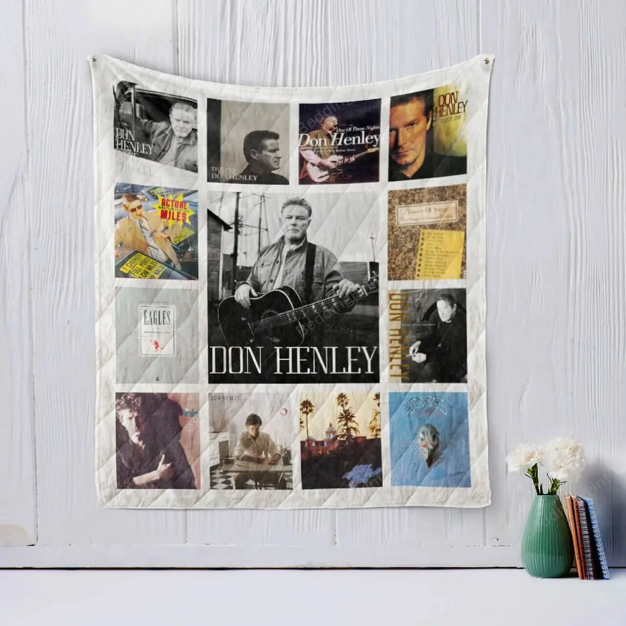 Don Henley Quilt Blanket and Home Decor