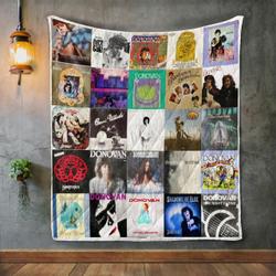 Donovan Album Covers Quilt Blanket and Home Decor