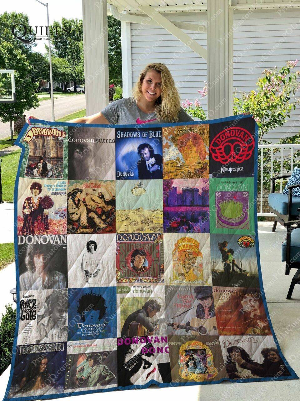 Donovan Albums Quilt Blanket For Fans Ver 25 and Home Decor