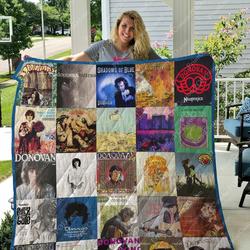 Donovan Albums Quilt Blanket For Fans Ver 25 and Home Decor