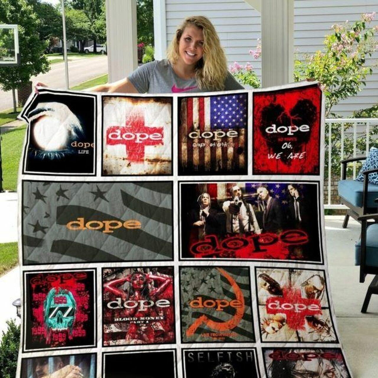 Dope 3D Personalized Customized Quilt Blanket 12 and Home Decor