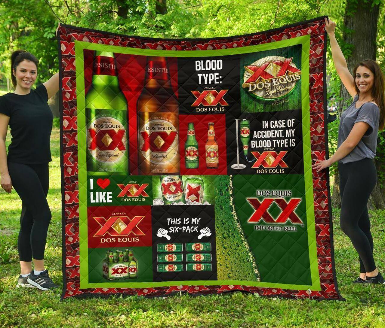 Dos Equis Funny Gift For Beer Lover Quilt and Home Decor