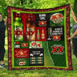Dos Equis Funny Gift For Beer Lover Quilt and Home Decor