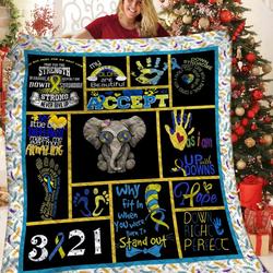 Down Syndrome 3D Customized Quilt TUH63329 PLEN2407 and Home Decor