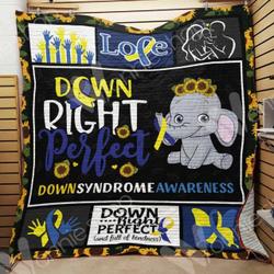 Down Syndrome Ee11186 Quilt Inkp0108 and Home Decor
