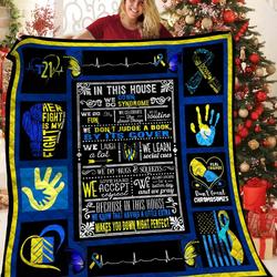 Down Syndrome Jfj Quilt Qap and Home Decor