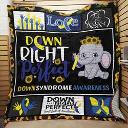 Down Syndrome Quilt Blanket ABC07112797 and Home Decor
