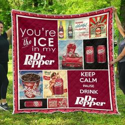Dr Peeper Funny Gift For Soft Drink Lover Quilt and Home Decor