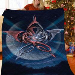 Dragon 3D Customized Quilt TUH87121 PLEN2407 and Home Decor