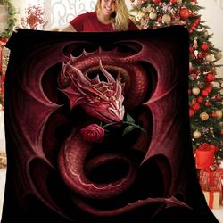 Dragon 3D Customized Quilt TUH87196 PLEN2407 and Home Decor