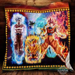 Dragon Ball Goku Quilt Cc and Home Decor