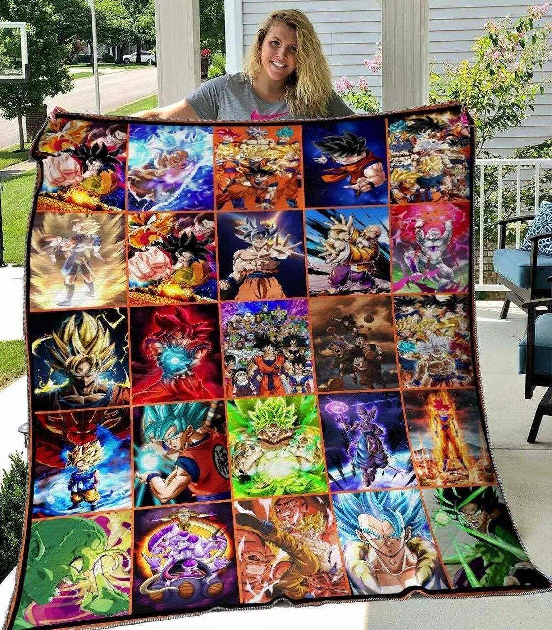Dragon Ball HVT210608 Quilt Blanket and Home Decor