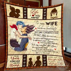 Dragon Ball Vegeta Wife Perfect Fit Quilt Cc and Home Decor