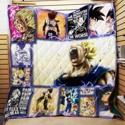 Dragon Ball Vegetas Sacrifice Quilt Blanket and Home Decor