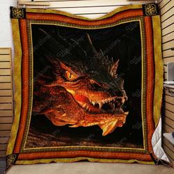 Dragon Face Quilt and Home Decor