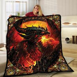 Dragon Fire GH6 NTTH011298 3D Customized Quilt and Home Decor