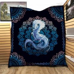 Dragon Loving Withe GH8 NTTH011298 3D Customized Quilt and Home Decor