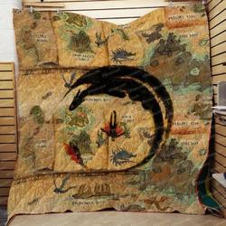 Dragon Map Hur Quilt Bevrfp and Home Decor