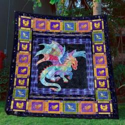 Dragon Power Quilt Blanket Vd14  Quilt and Home Decor