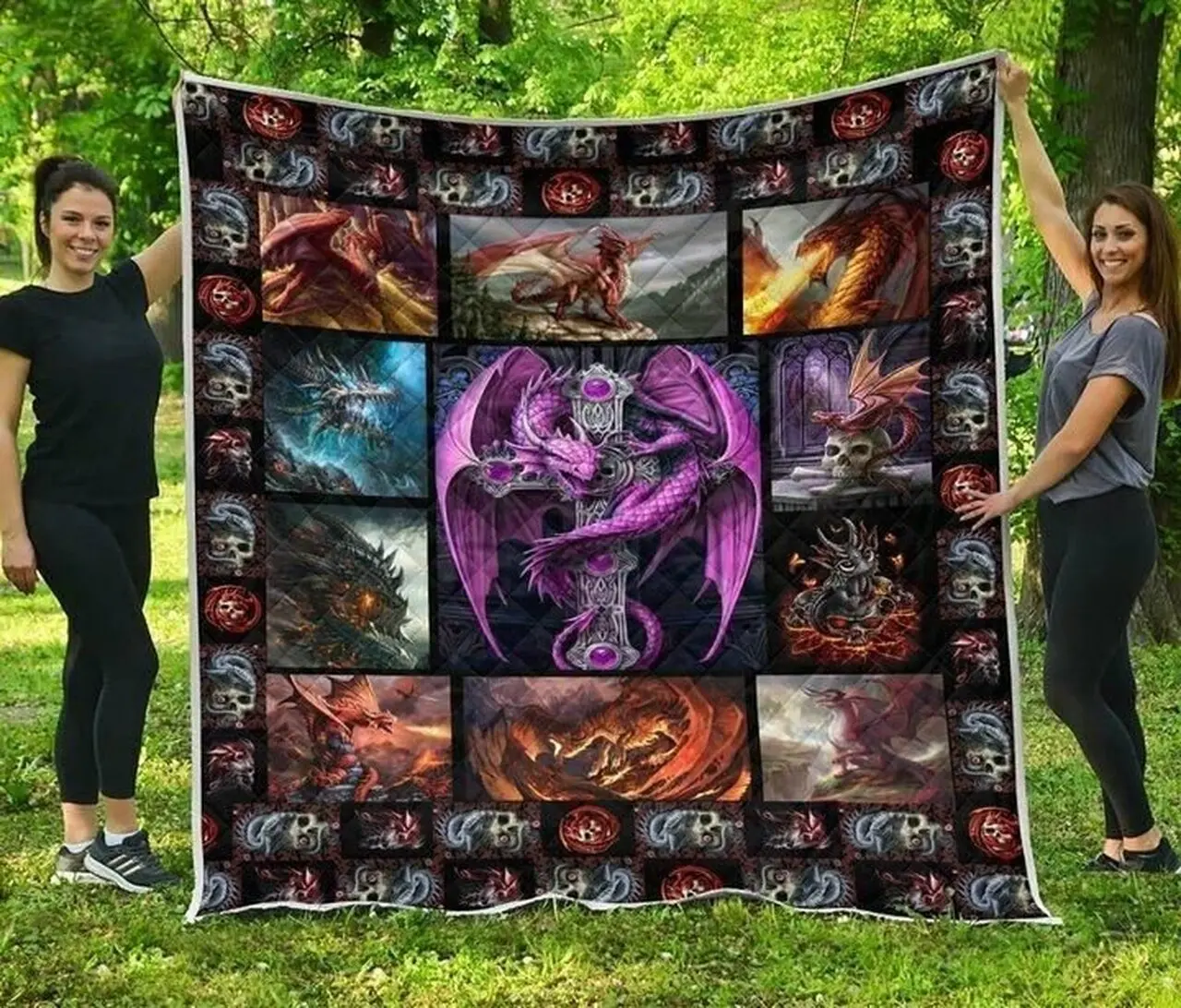 Dragon Quilt Blanket Dhc13121510Vt and Home Decor