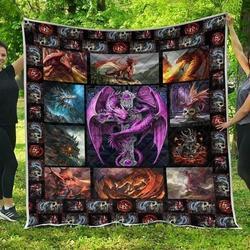 Dragon Quilt Blanket Dhc13121510Vt and Home Decor