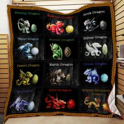 Dragon Quilt Kb34 and Home Decor