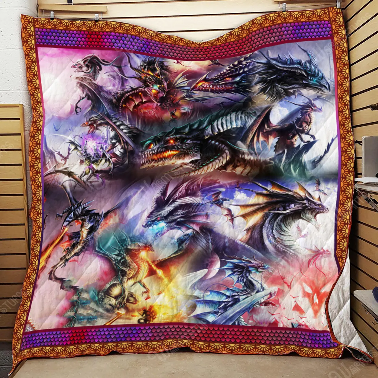 Dragon Quilt Kp8 and Home Decor