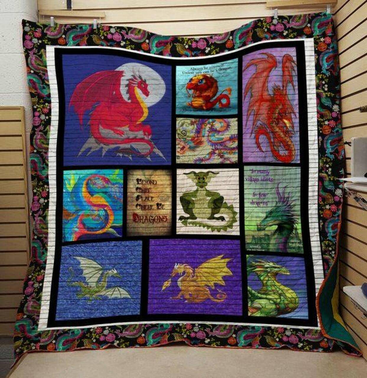 Dragon Quilt V10 and Home Decor