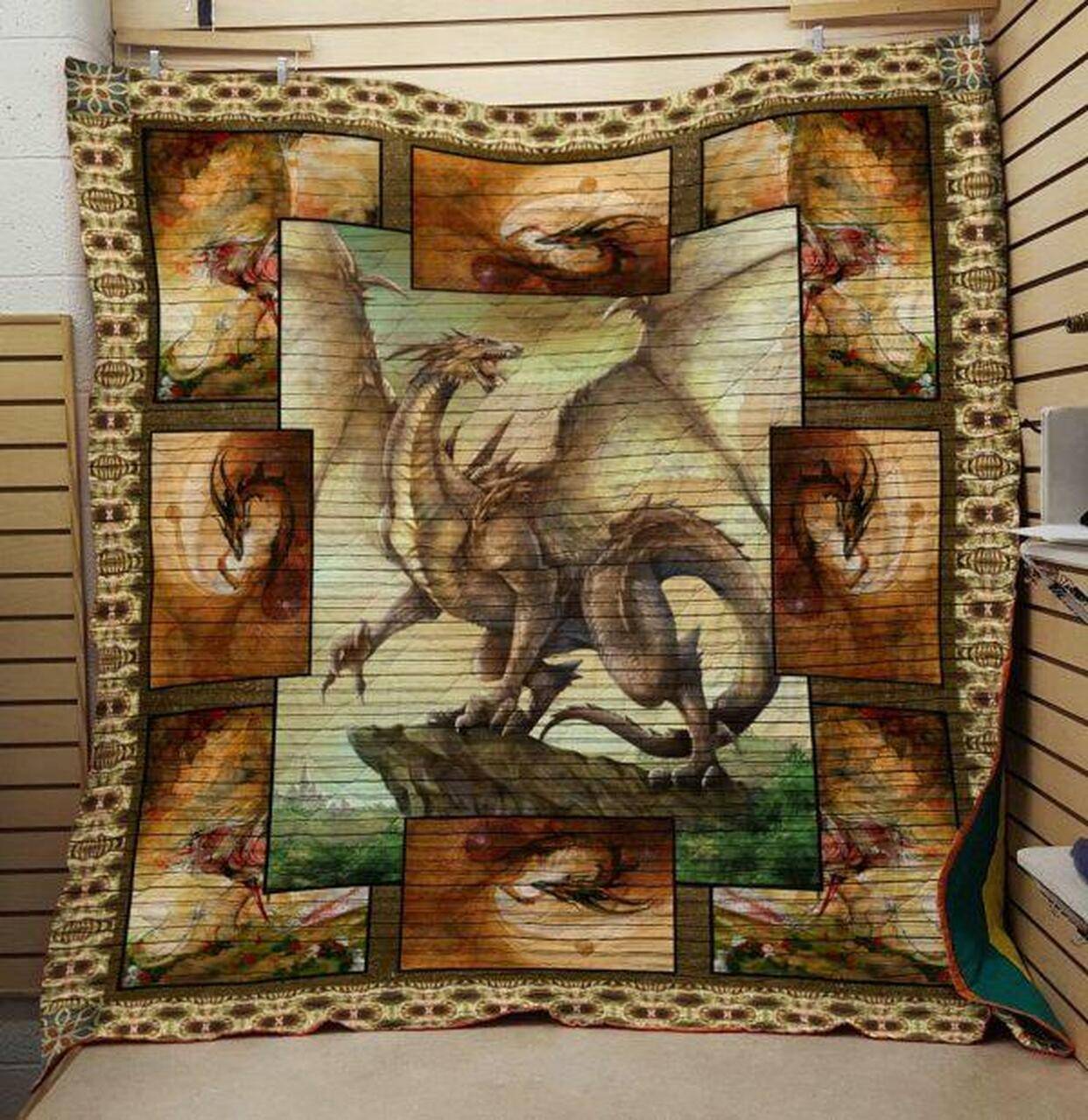 Dragon Quilt V15 and Home Decor