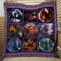 Dragon Quilt V17 and Home Decor