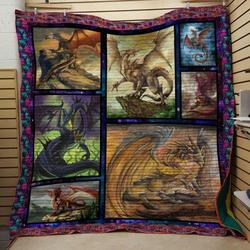 Dragon Quilt V18 and Home Decor