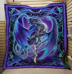 Dragon Quilt V22 and Home Decor
