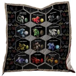 Dragon Washable Quilt 1401-05 and Home Decor
