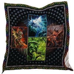 Dragon Washable Quilt 1501-02 and Home Decor